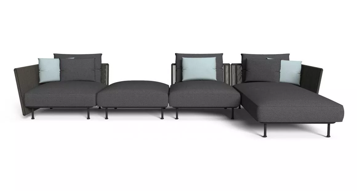 Talenti CORAL Loungesofa Endmodul • inklusive Polster