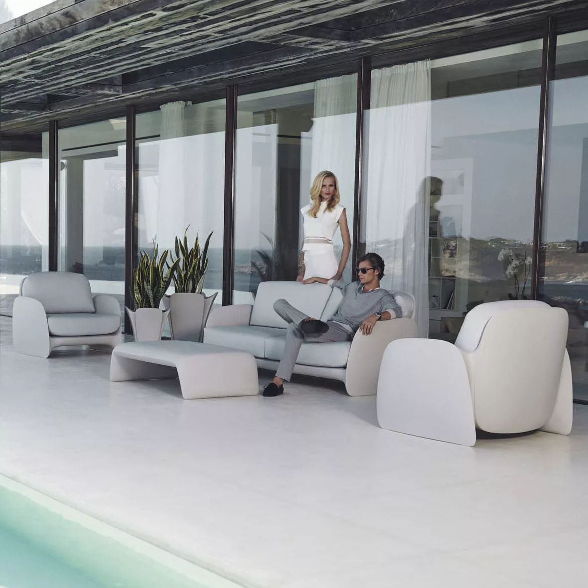 Vondom Pezzettina Gartentisch • Esstisch 70 × 70 cm