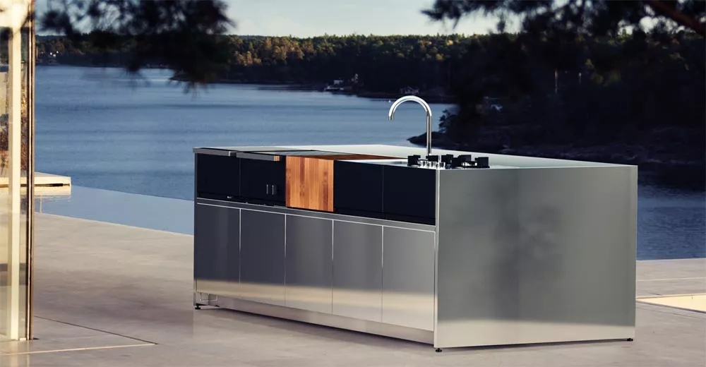 Röshults BBQ Grill Gas Modul für Kitchen Island