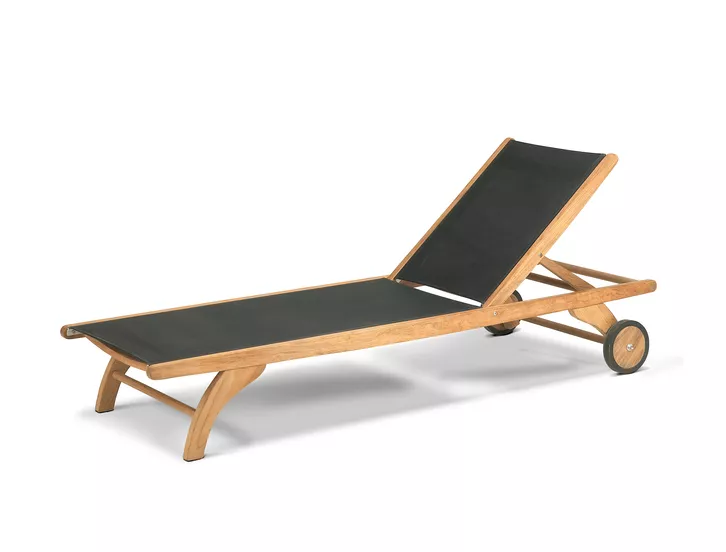 Fritz Hansen Skagerak Columbus Sonnenliege mit Textilene Bespannung