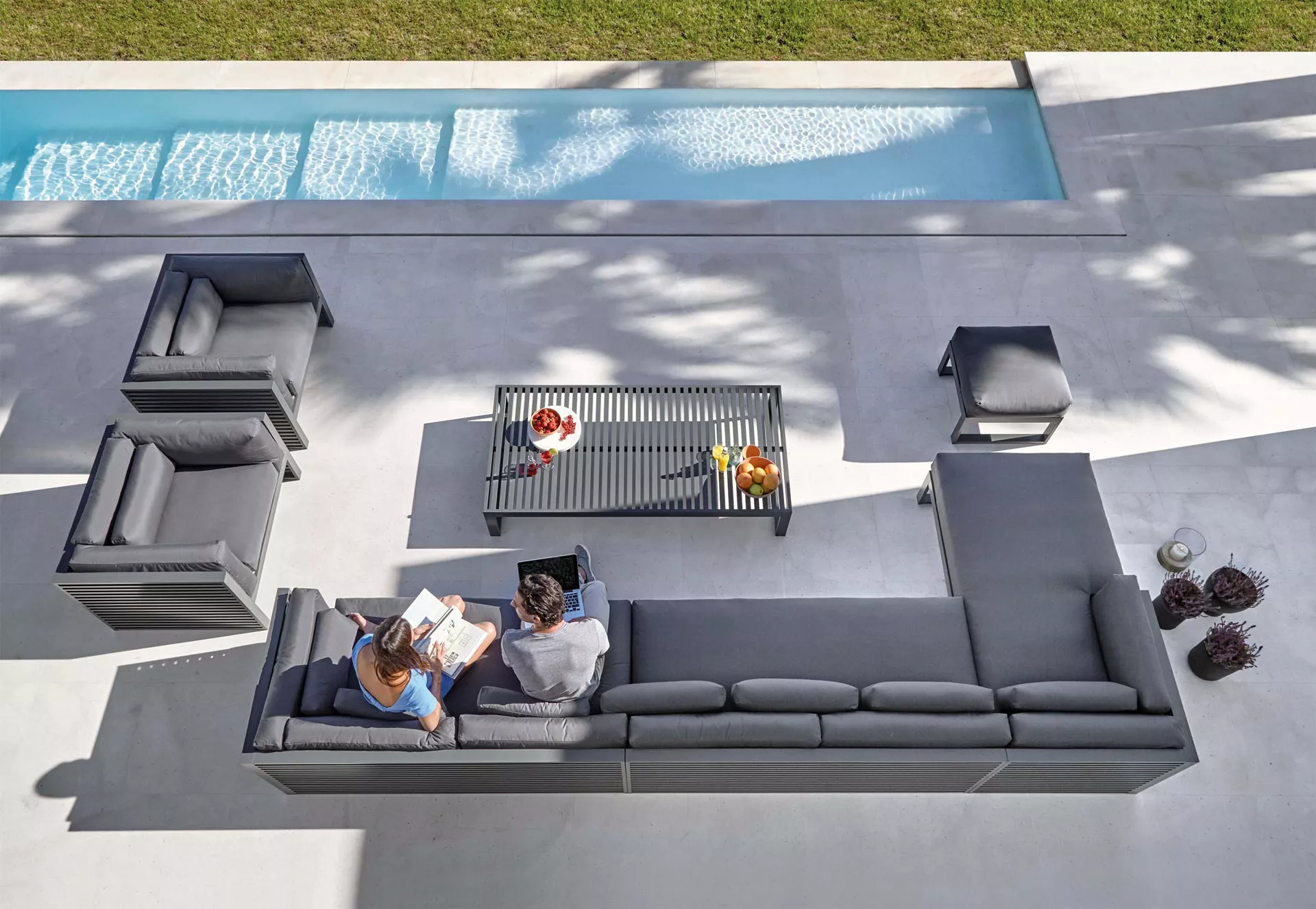 GANDIA BLASCO DNA Loungesofa 1 Modul links 180 × 88 cm