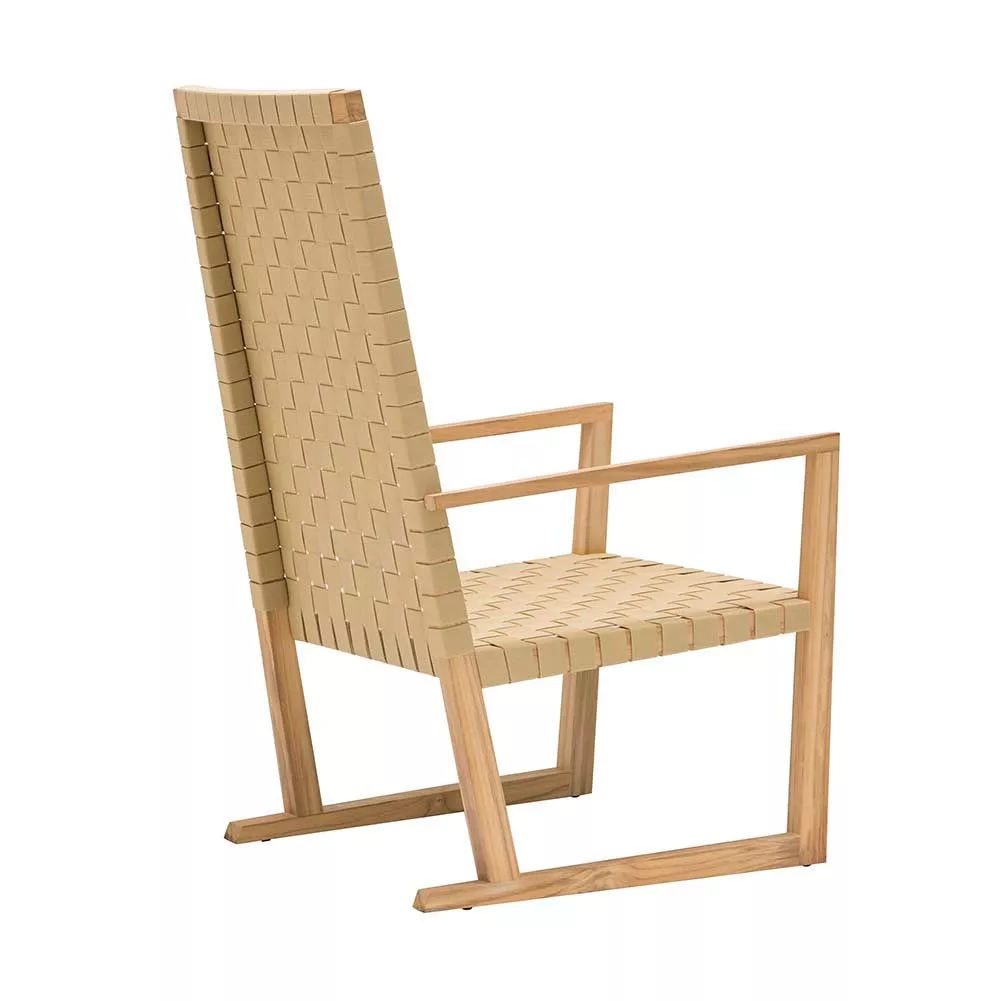 Andreu World Serena Teak Loungesessel • Gartensessel mit hoher Rückenlehne