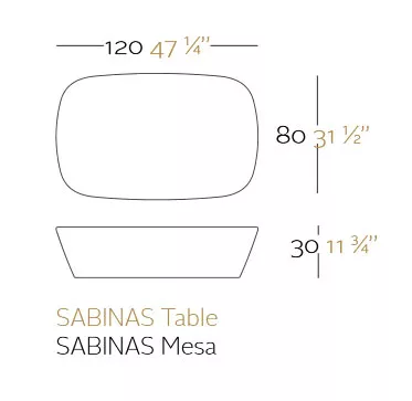 Vondom Sabinas Loungetisch