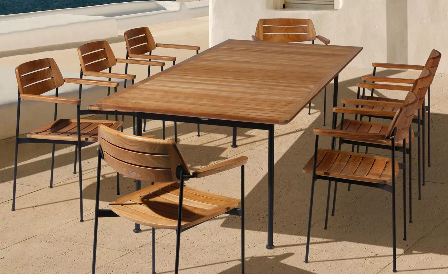 Barlow Tyrie Layout Gartenstuhl • Armlehnstuhl 60 × 53 cm