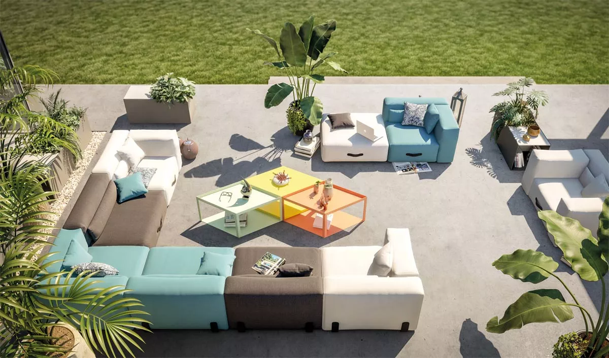 Conmoto Miami Loungesessel • Gartensessel 123 × 92 cm 