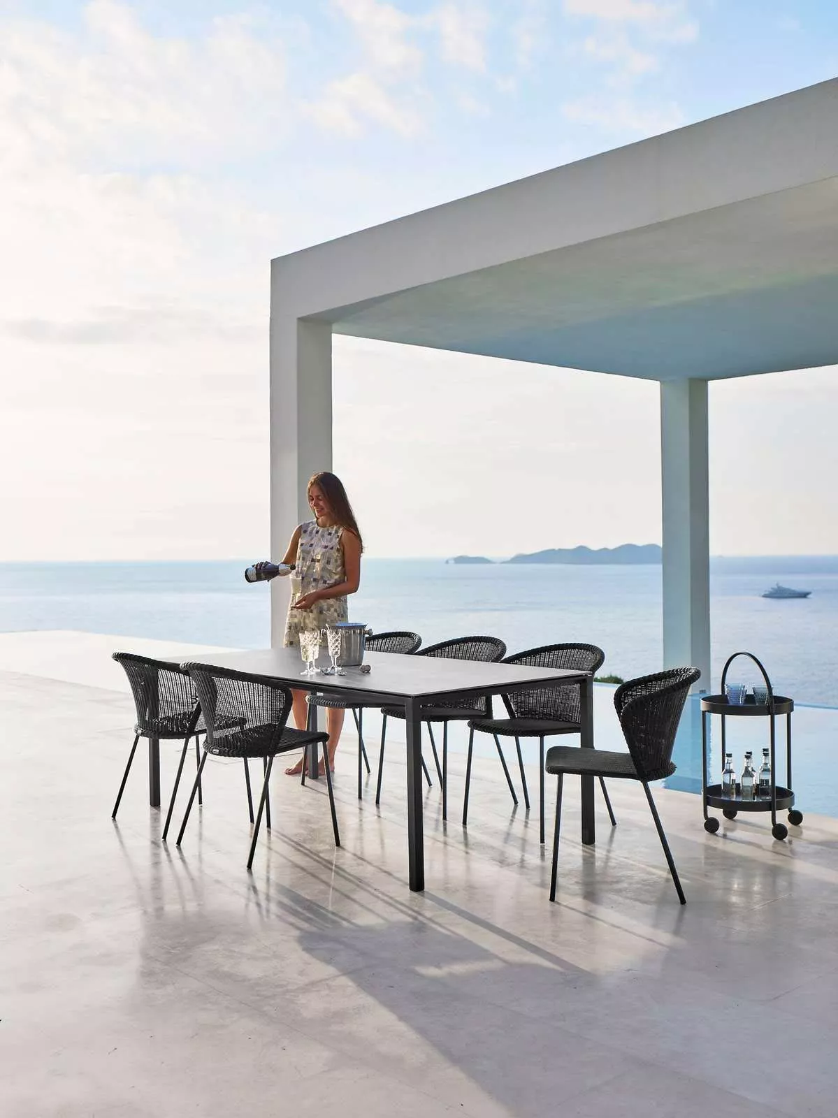 Cane-line Lean Gartenstuhl | Essstuhl 59 cm