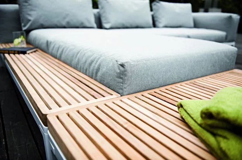 Gloster Grid Endmodul mit Keramik Ablage | L+R