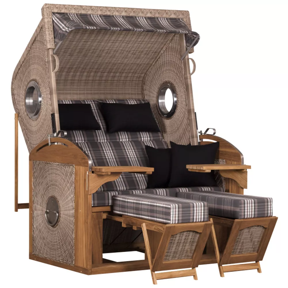 Schutzhülle Strandkorb Sailor XL - white kubu