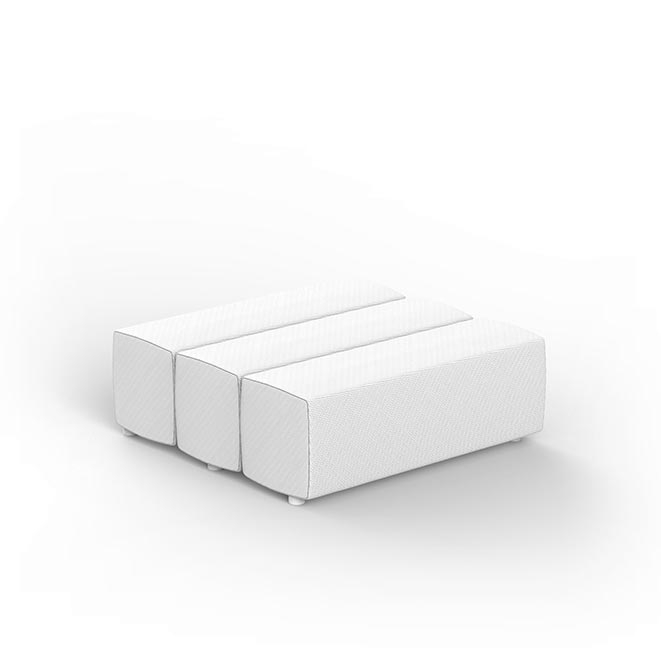 Vondom Tablet Loungehocker M • Gartenhocker 104 × 104 cm