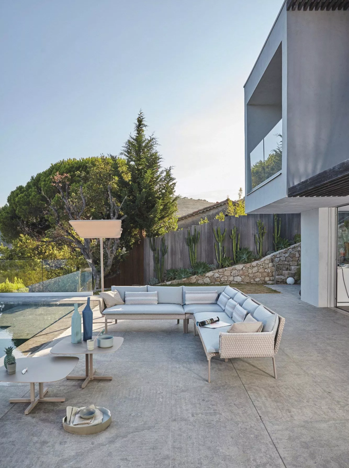 Roberti Key West Loungetisch / Clubtisch 74 × 72 cm 