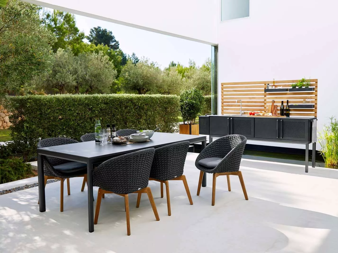 Cane-line Drop Gartentisch | Esstisch 200 cm 