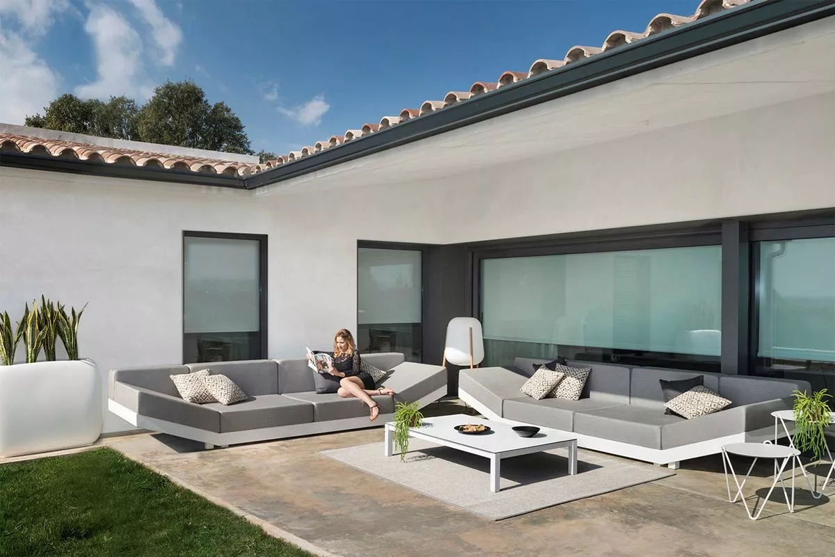 Calma Alat Modular Loungesofa • 2-er Mittelmodul 76 cm