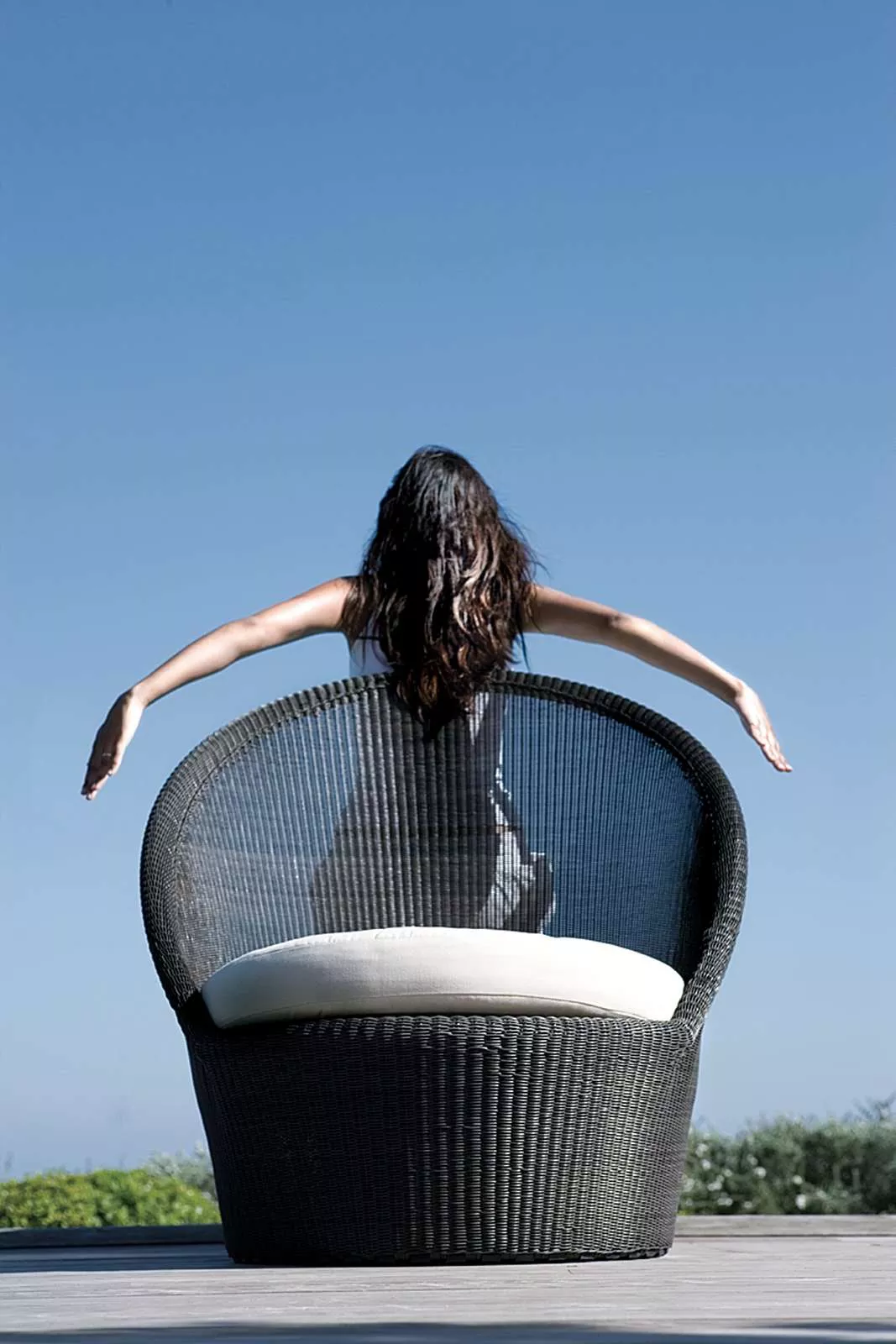 Cane-line Kingston Loungesessel Hochlehner 92 cm