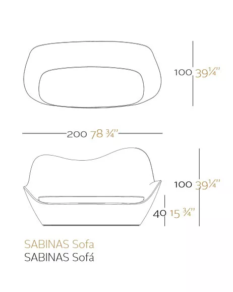 Vondom Sabinas Lounge Sofa