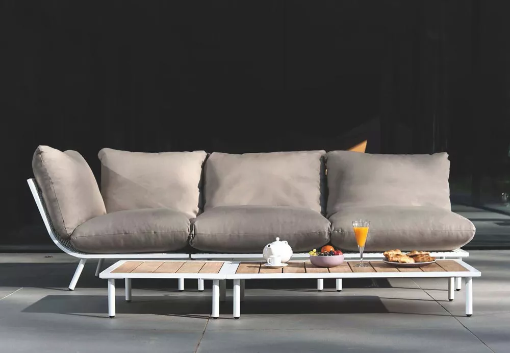 Alexander Rose Beach Loungesofa Mittelmodul mit Kissen