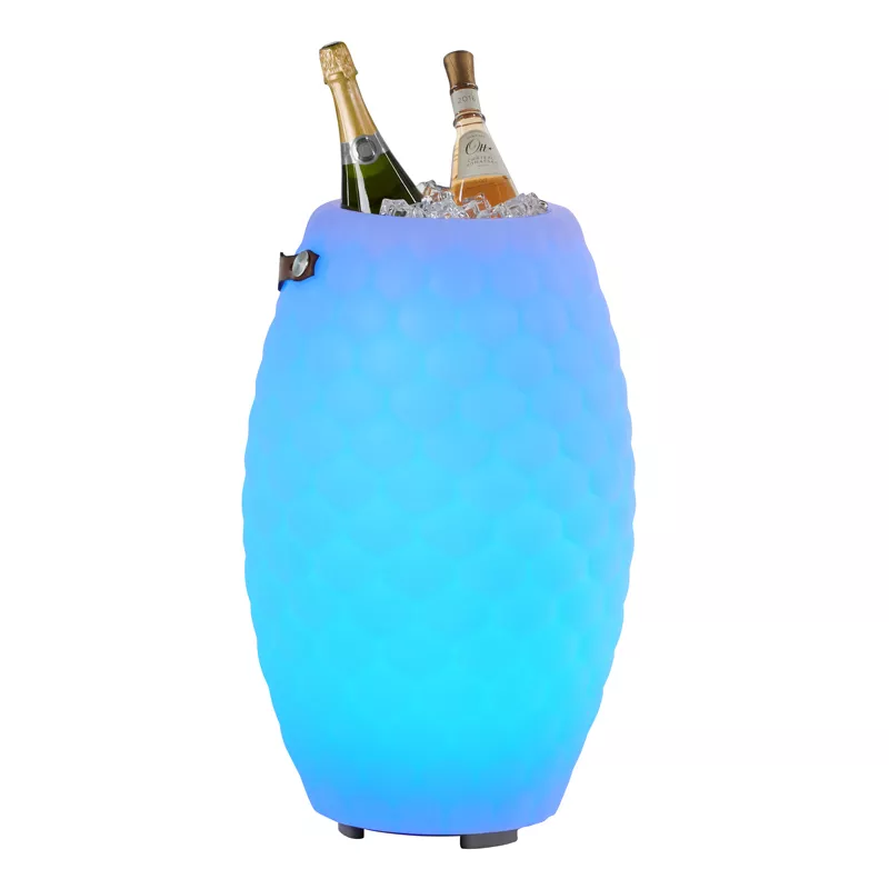 The Joouly® LTD 3in1 - Outdoor-Leuchte, Bluetooth-Lautsprecher & Wine Cooler in einem, Größe "L" 65 cm, Ø 43/20 cm