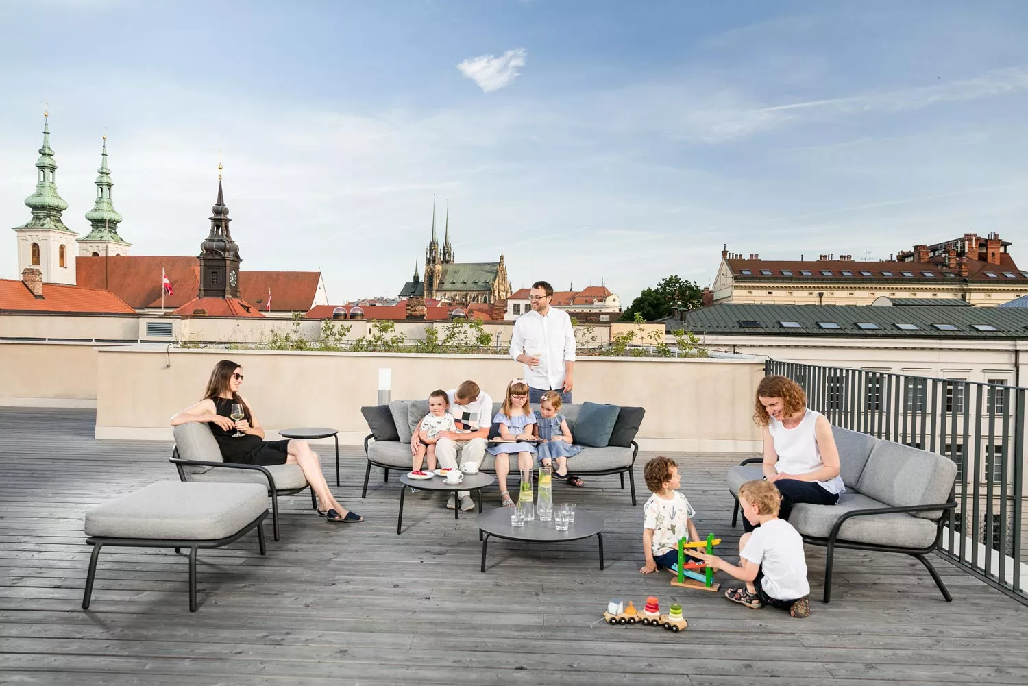 Todus Starling Gartensofa • Loungesofa 153 cm