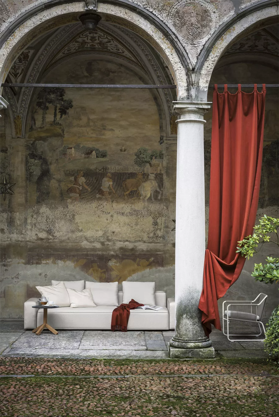 Roda Dandy Gartensofa • Loungemodul 001 + 004 • 225 × 97 cm