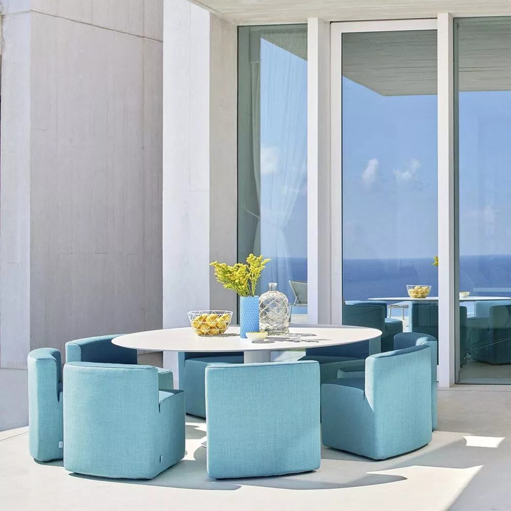 Varaschin Belt Loungesessel (EINFARBIG) Ø 90 cm 