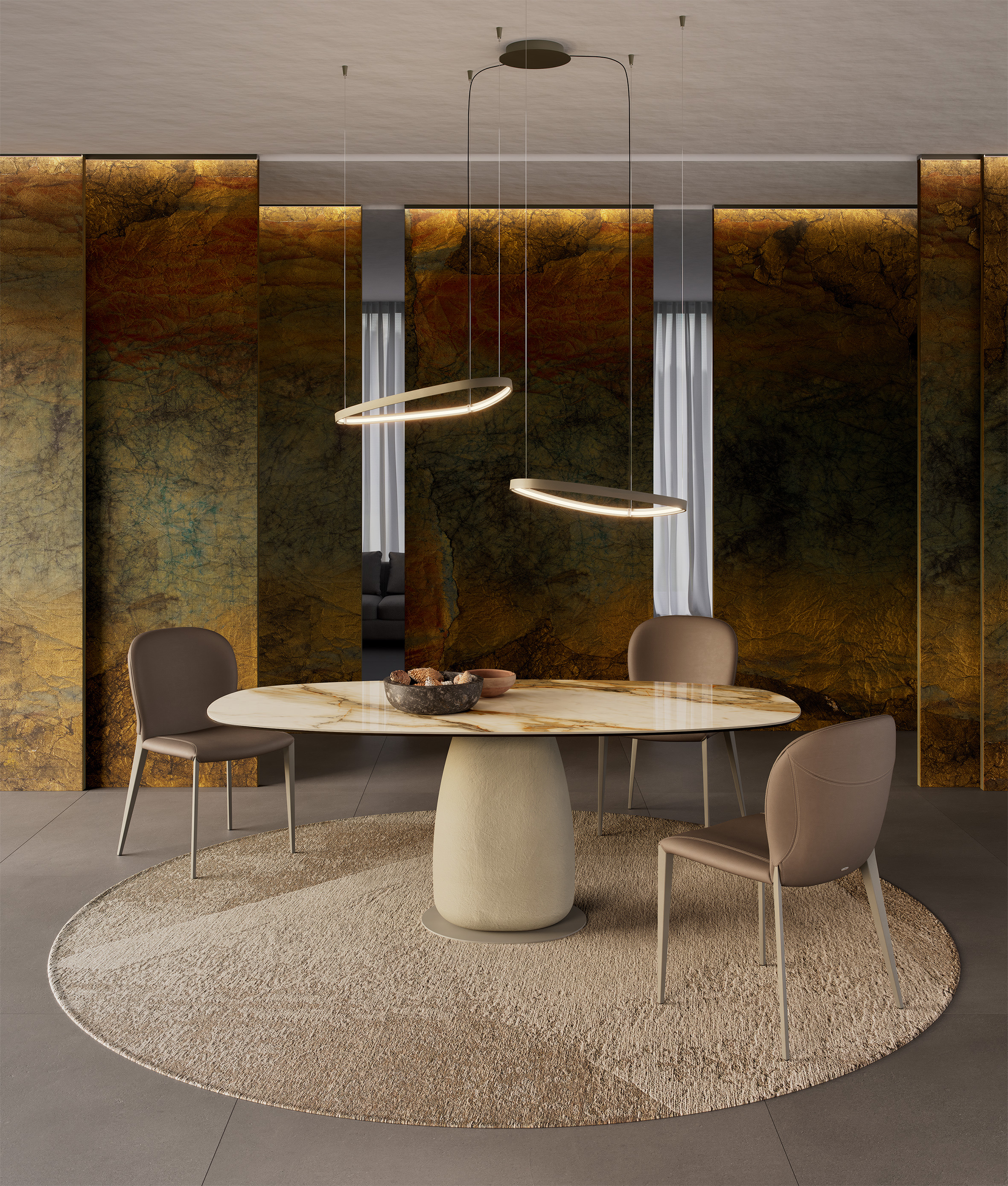 Cattelan Italia BOTERO KERAMIK Esstisch •  Keramikplatte  •  versch. Größen & Formen