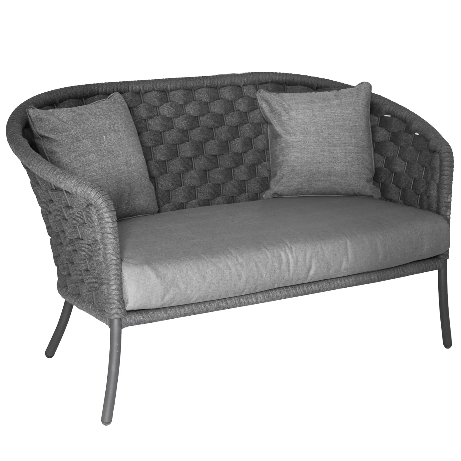 Alexander Rose Cordial LUXE Loungesofa 2-Sitzer I WIDE ROPE
