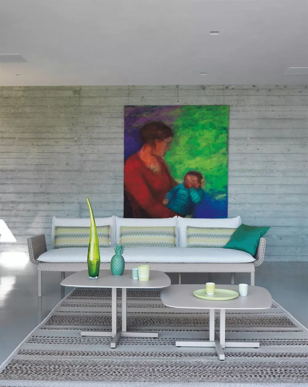 Roberti Key West Loungetisch / Kaffeetisch 74 × 72 cm 