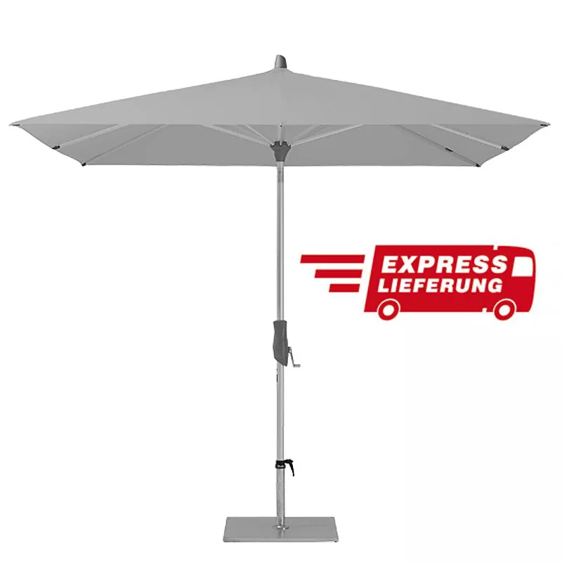 Glatz Sonnenschirm Alu-Twist quadratisch 240 x 240 cm - Express Lieferung