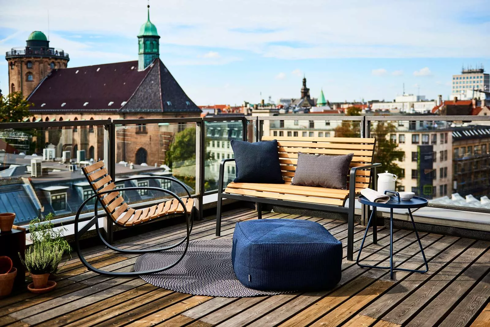 Cane-line Parc Loungesessel | Schaukelsessel 63 cm