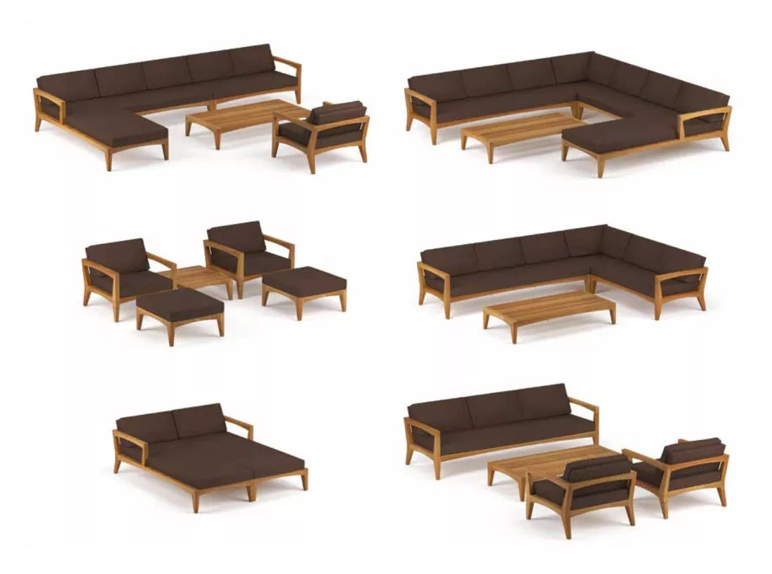 Royal Botania Zenhit Lounge Modul Zweisitzer