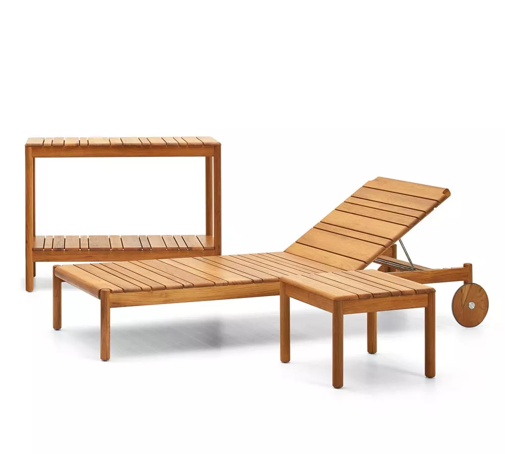 Varaschin Barcode Beistelltisch quadratisch 50 oder 71 cm