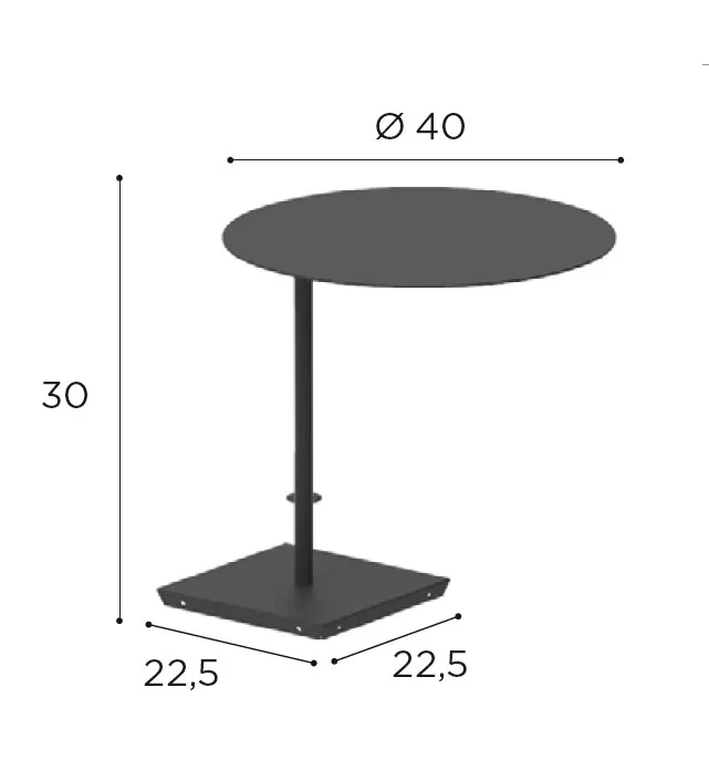 Royal Botania Mozaix Beistelltisch Ø 40 cm
