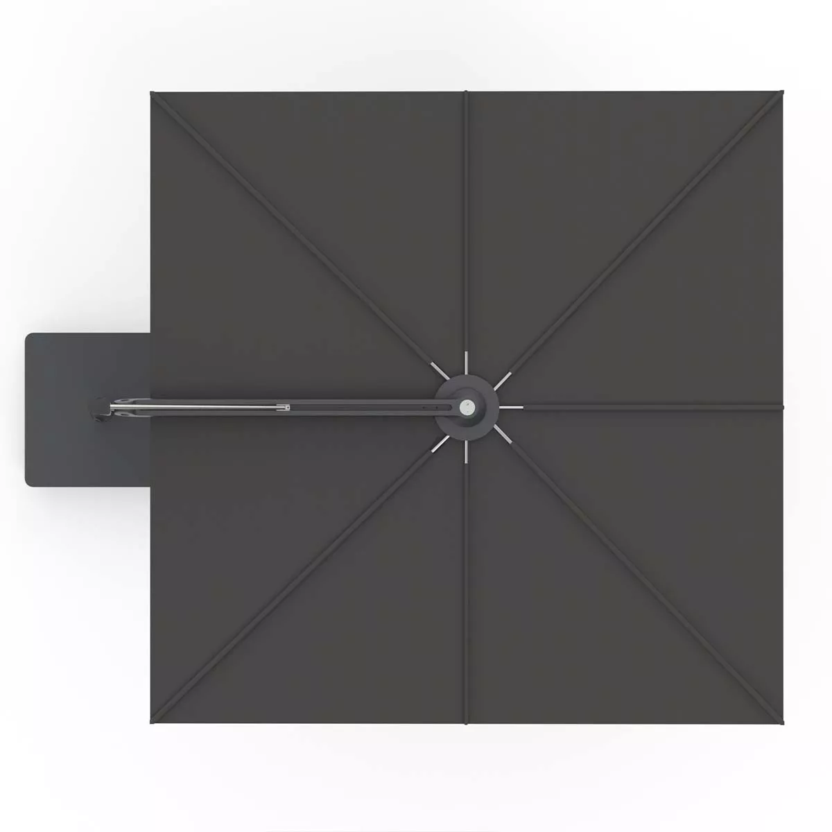 Umbrosa Versa UX Architecture Square & Full Black 300 x 300 cm