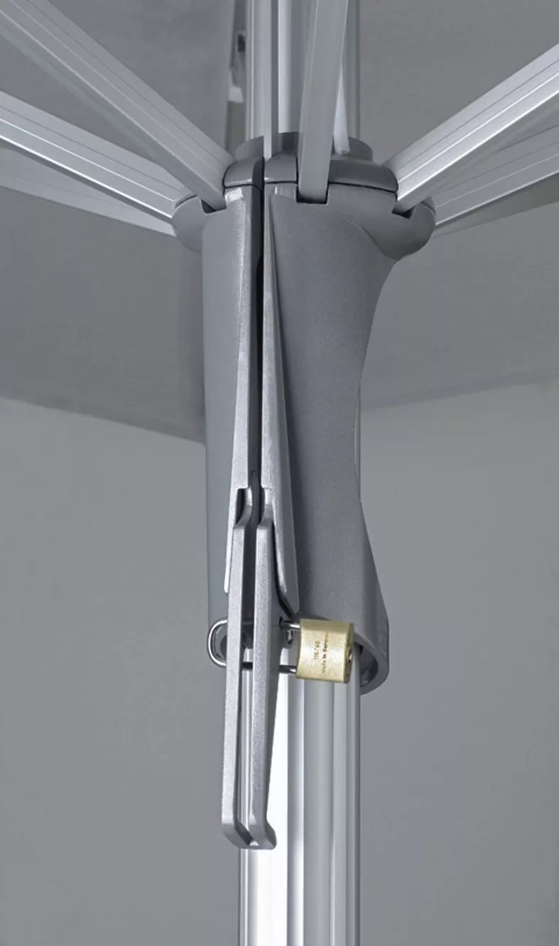 Glatz Gastronomie Sonnenschirm Castello Pro quadratisch 400 x 400 cm