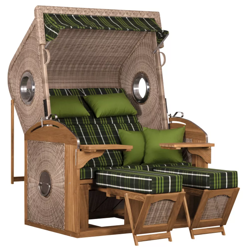 Schutzhülle Strandkorb Sailor XL - white kubu