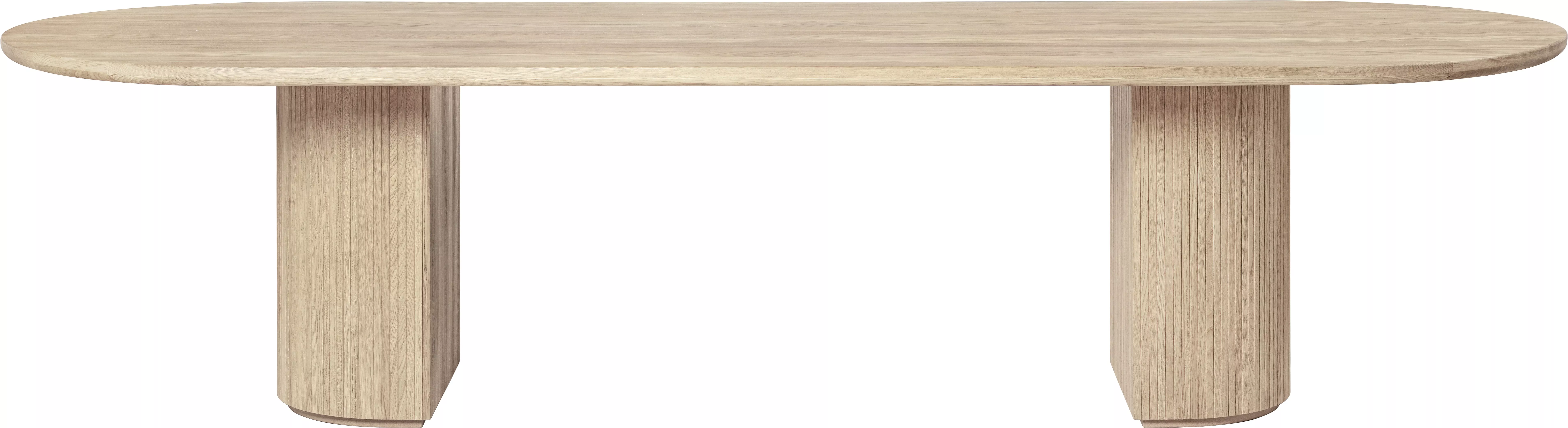 GUBI - MOON Esstisch • Elliptical • Massivholz • 290 x 105cm