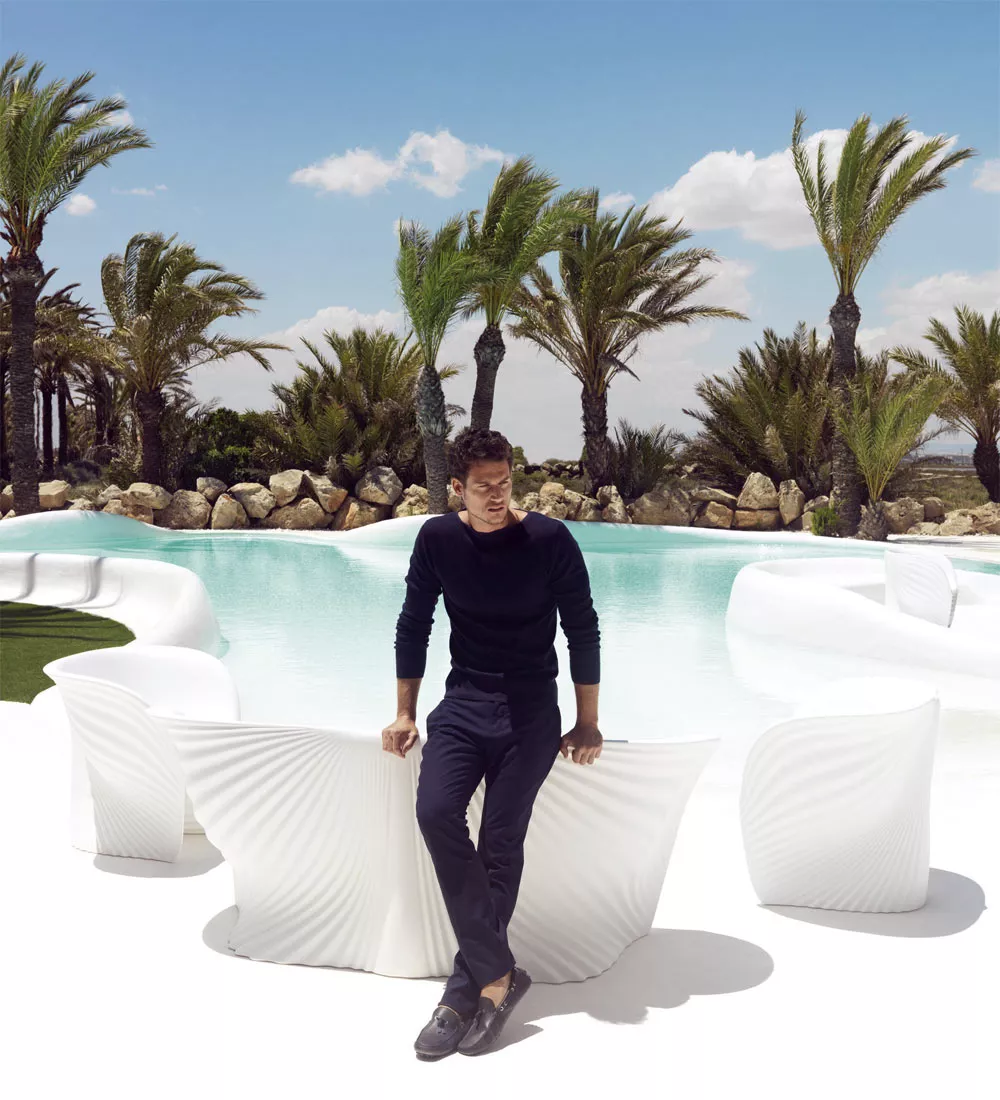 Vondom Biophilia Gartensessel • Loungesessel 65 × 91 cm