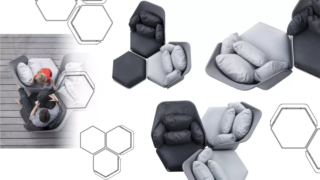 Ego Paris Hive One Loungesessel 