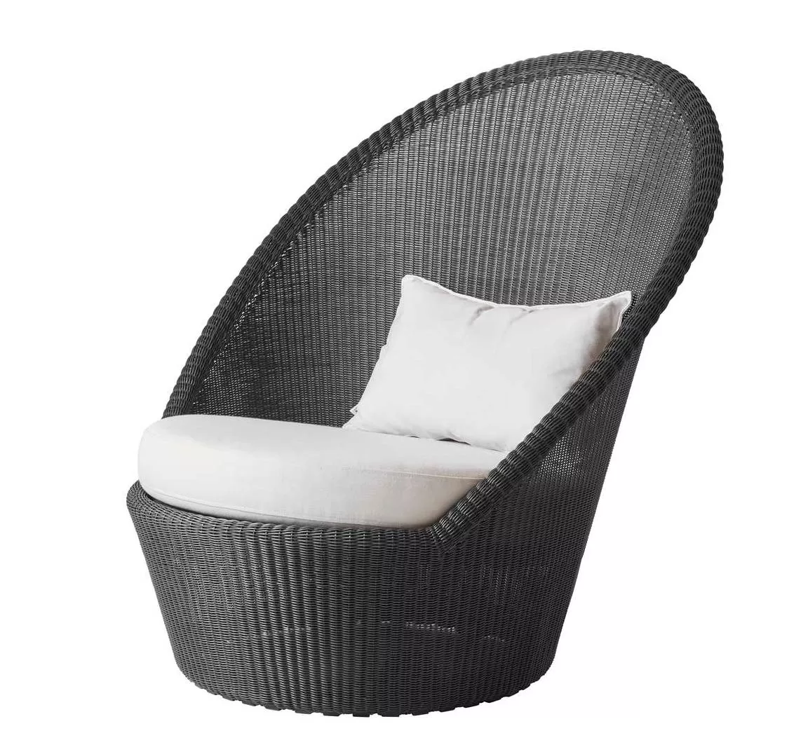 Cane-line Kingston Loungesessel Hochlehner 92 cm