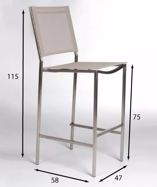 Royal Mirage NEW YORK Barstuhl 