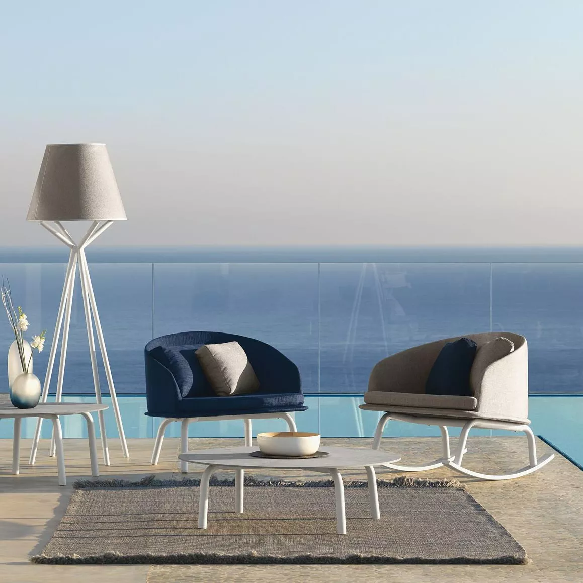 Talenti CLEO Alu Schaukelsessel • Gartensessel 