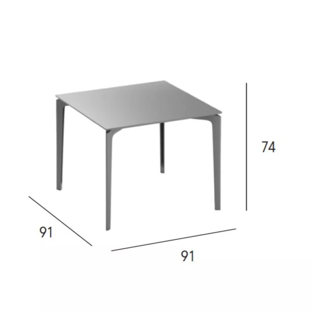 Fast Allsize Gartentisch quadratisch | versch. Größen