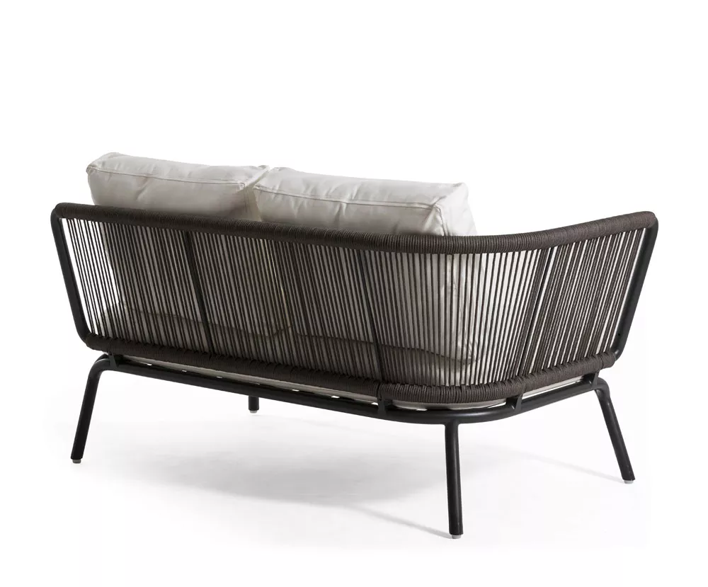 OASIQ YLAND Gartensofa Endmodul Zweisitzer • Loungemodul links