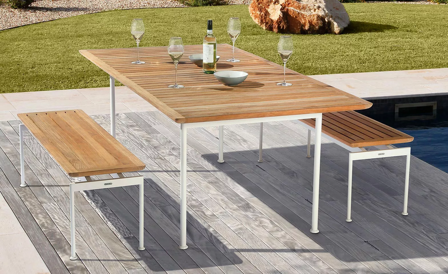 Barlow Tyrie Layout Gartenstuhl • Armlehnstuhl 60 × 53 cm