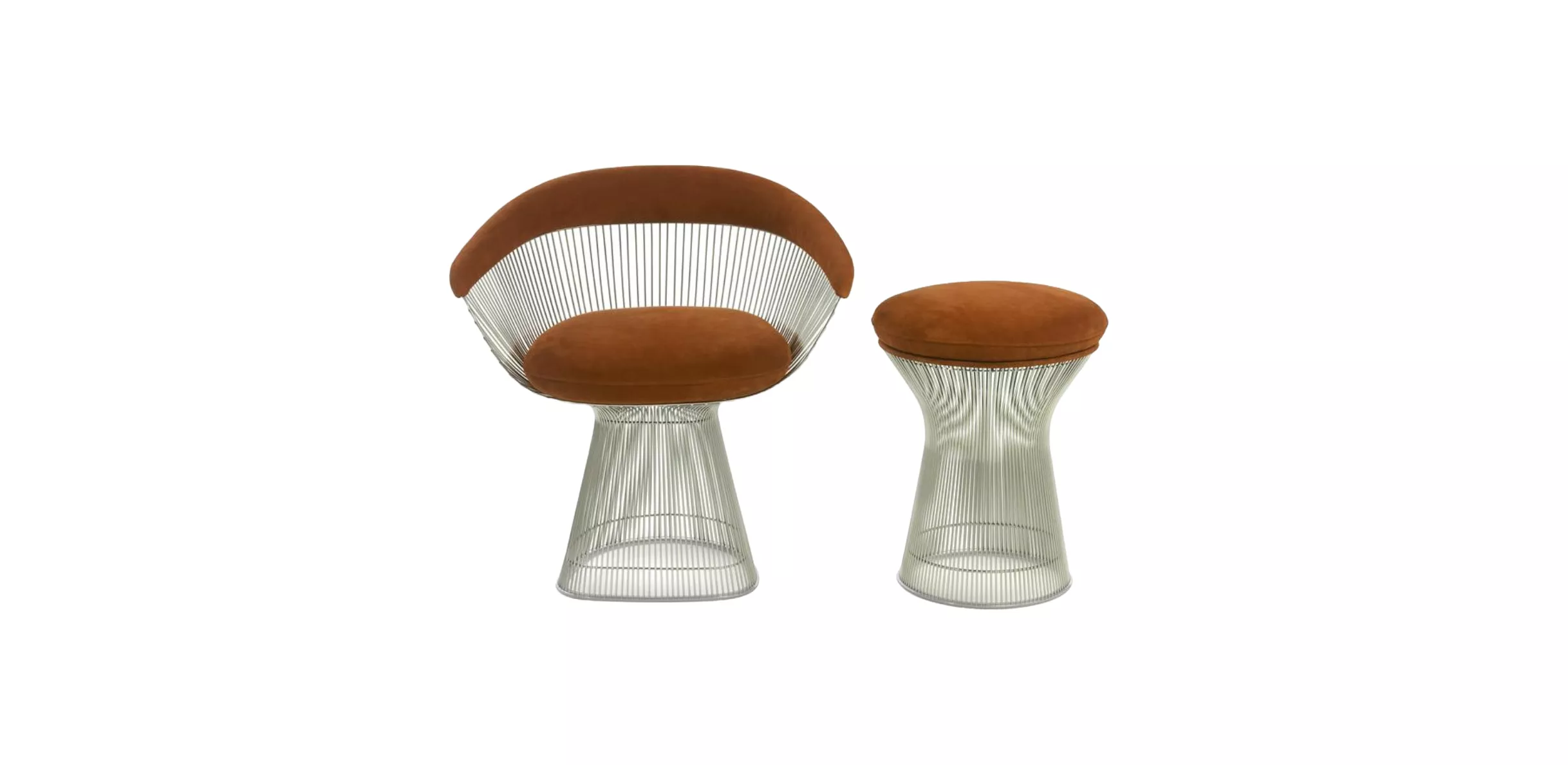 Knoll International • Platner • Armlehnensessel Klein • 74 x 57 x 76cm • Nickel poliert
