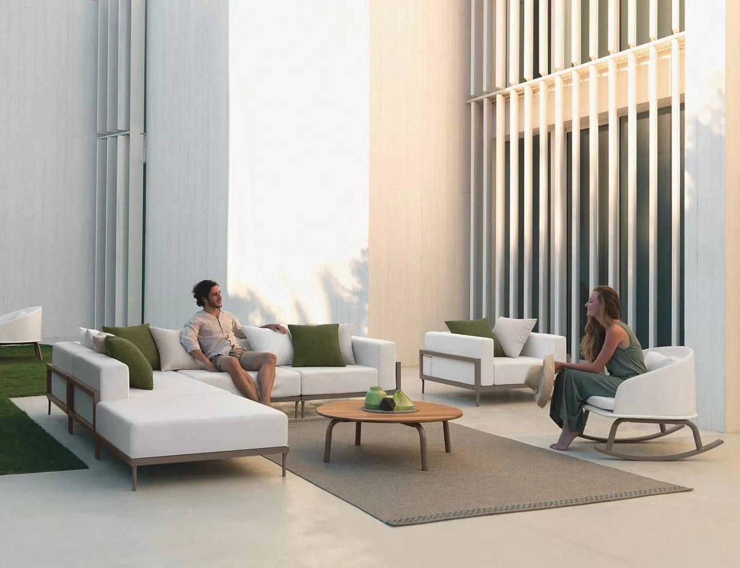 Talenti CLEO Alu Sonnenliege 81 cm • Gartenliege 