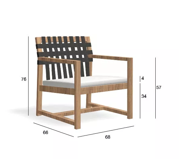 Roda Network Loungesessel 168