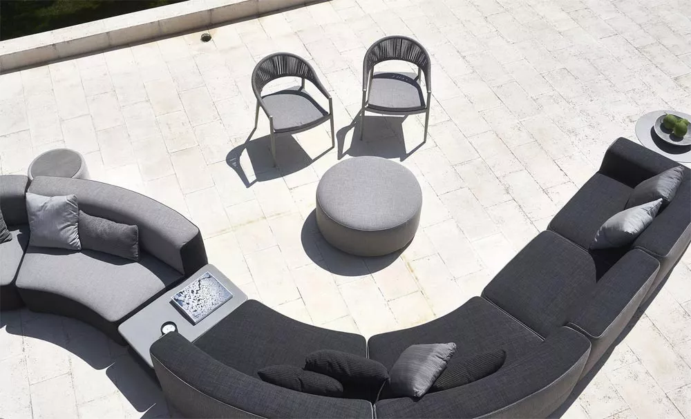 Varaschin Belt Loungesessel (EINFARBIG) Ø 90 cm 