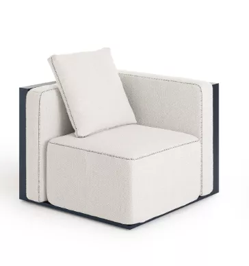 GANDIA BLASCO ISLABLANCA Loungesofa mit rechter Armlehne