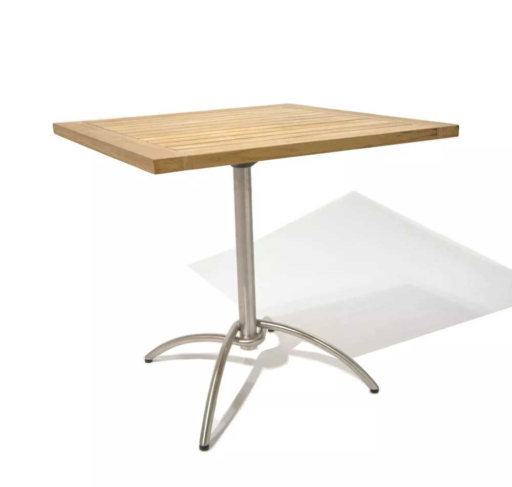 Fischer Möbel Bistrotisch Taku 80 × 80 cm quadratisch, klappbar