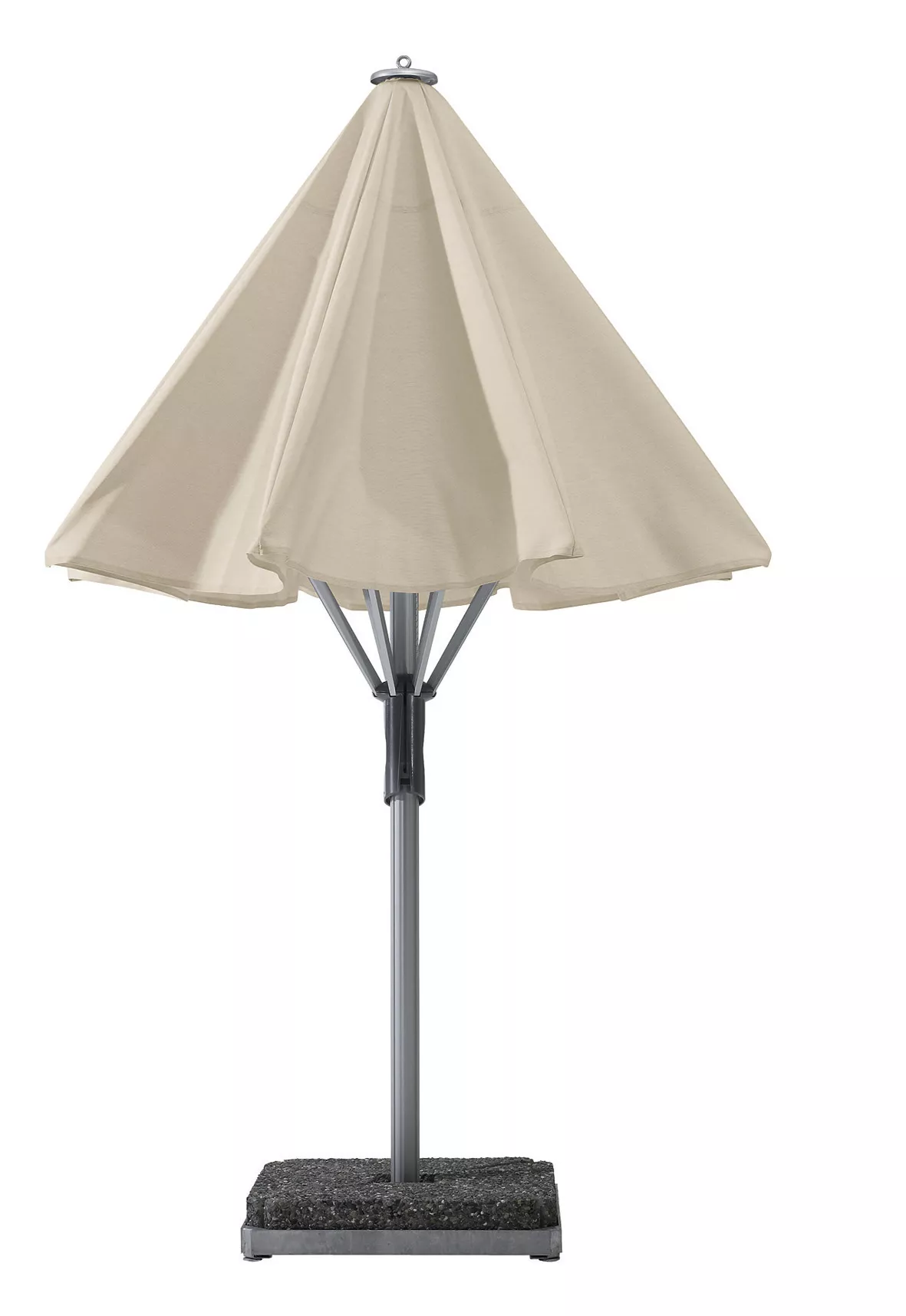 Glatz Gastronomie Sonnenschirm Castello Pro quadratisch 400 x 400 cm